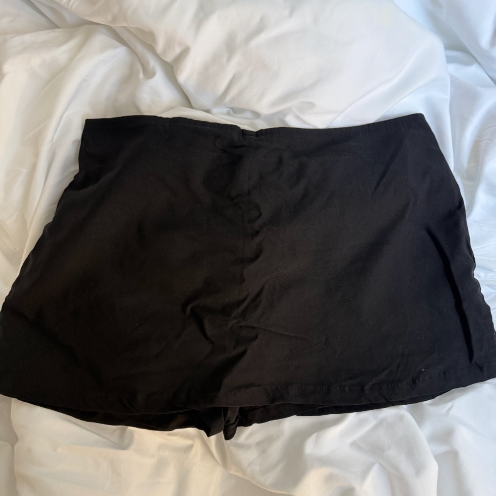 Princess Polly Can't Sleep Skort Black